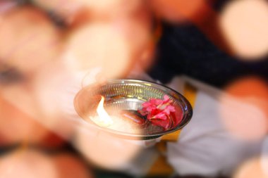 bir tapınak Hindu Hindistan düğün töreni