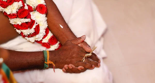 South Indian ślub rytuałów, — Zdjęcie stockowe