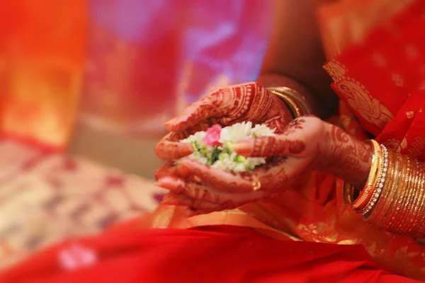 Sur asiático boda ceremonia tradiciones y rituales — Foto de Stock