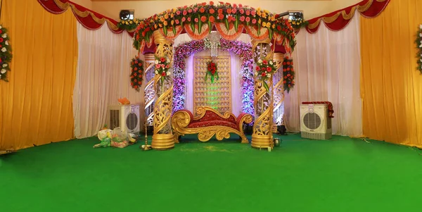 Wedding Stage Decoration with flowers