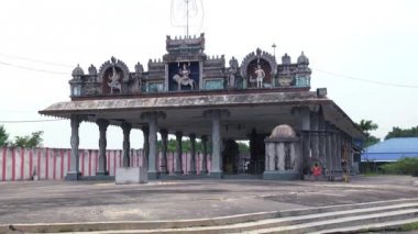 Malezya dış geleneksel Hindu tapınağı.