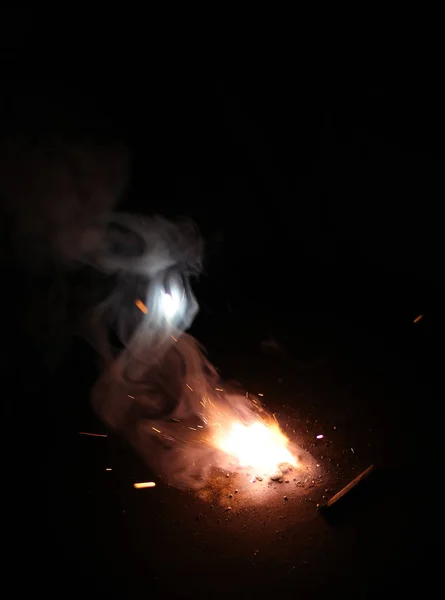 Καπνός της diwali fastival χρώματα, πυροτεχνήματα φεστιβάλ φόντο — Φωτογραφία Αρχείου