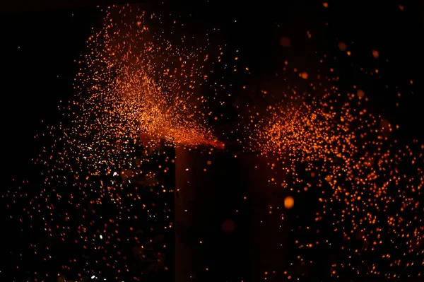 Прекрасный Дивали пылающий и светящийся фейерверк со светом — стоковое фото