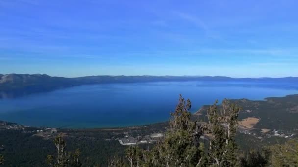 Un bellissimo lago Tahoe, California — Video Stock