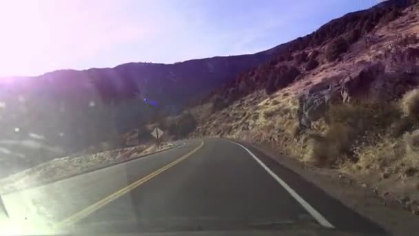 Conduite au point de vue dans le parc national californien Yosemite . — Video