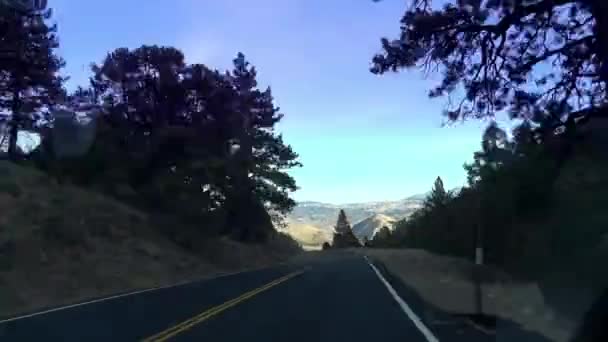 Conduite au point de vue dans le parc national californien Yosemite . — Video