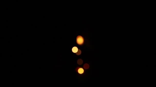 Сварка частиц искр или размытых фейерверков на черном фоне — стоковое видео