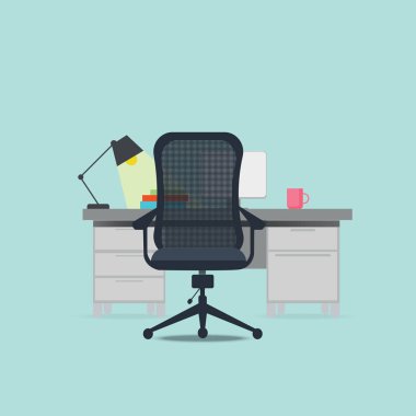 Kiralıyoruz, iş açığıyız Poster ya da Bayrak Tasarımı, Ofis Başkanlı Kompozisyon