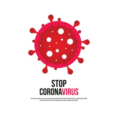 Koronavirüsü imzalayın. Koronavirüsü durdurun. Coronavirüs salgını. Coronavirus tehlikesi