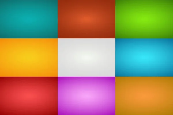 Set Aus Verschiedenen Farben Farbverlauf Design Für Tapete Hintergrund Banner — Stockvektor