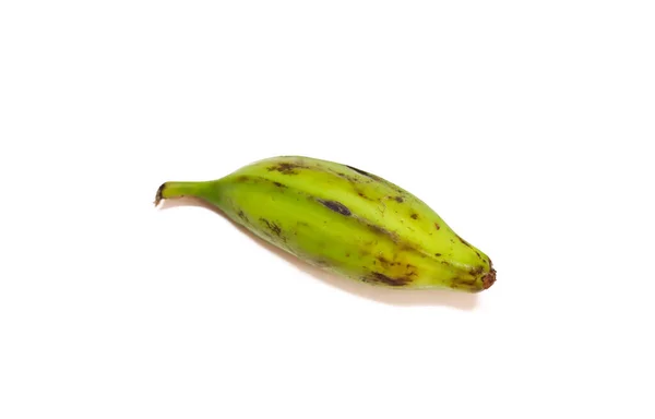 Plantain Banány Izolované Bílém Pozadí — Stock fotografie