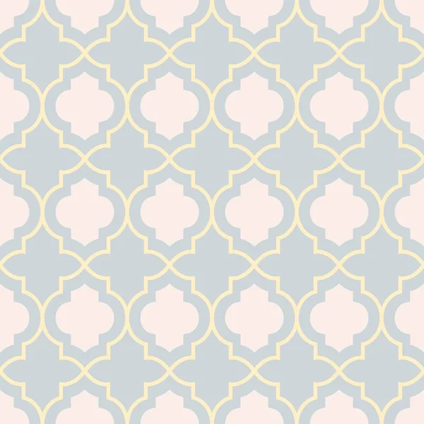 Patel gri geleneksel geometrik quatrefoil kafes desen.