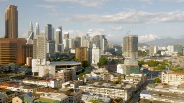 Şehir Manzaralı Kuala Lumpur Pudu mahalleden pan