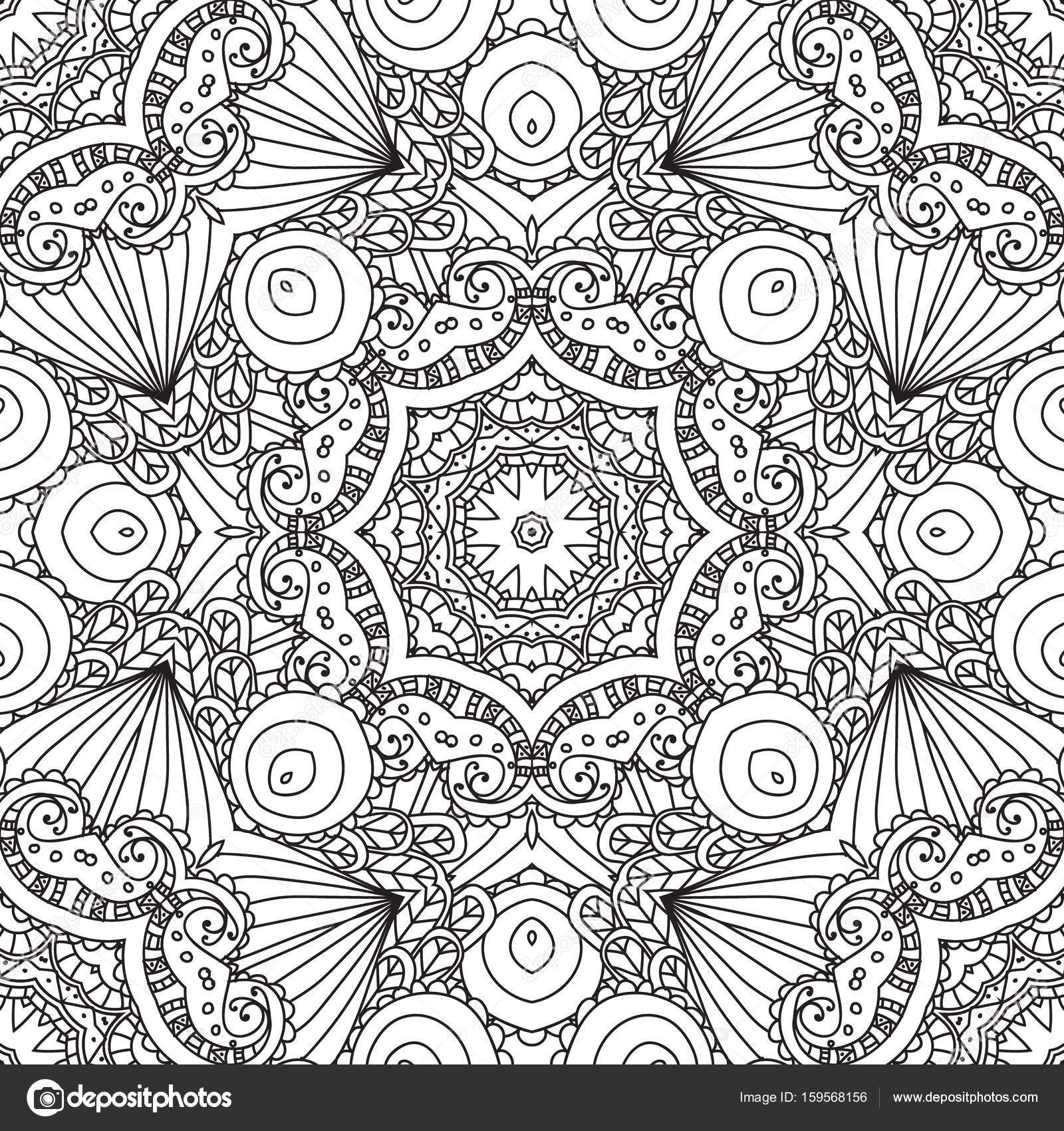 Disegni da colorare per adulti. Decorativo a mano doodle disegnato natura ornamentale ricciolo Disegni da colorare per adulti. Decorativo a mano doodle disegnato natura ornamentale ricciolo