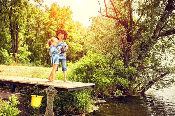 Zomervakantie in de open lucht — Stockfoto