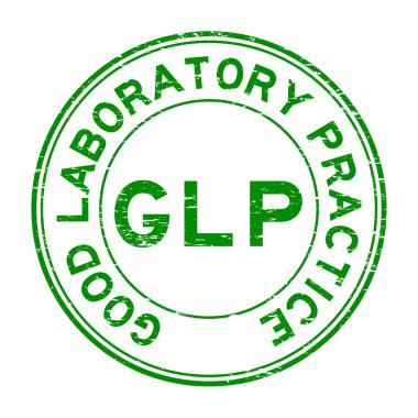 Grunge yeşil Glp (iyi laboratuar uygulaması) pencere boyutu