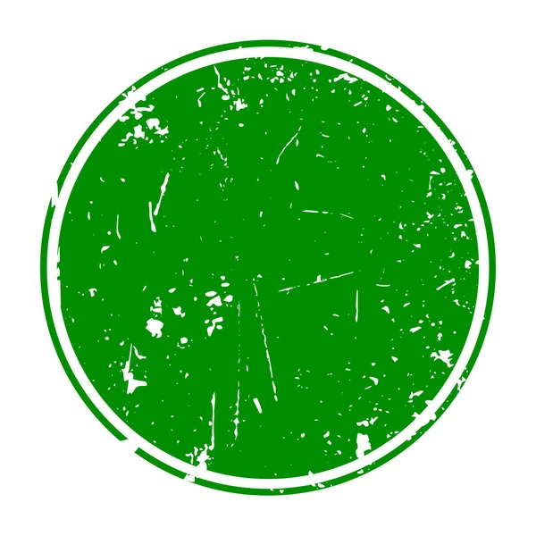 Πρότυπο πράσινης κενό καουτσούκ σφραγίδα grunge — Διανυσματικό Αρχείο