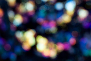 Renkli bokeh arka plan için Festivali ve kutlama süslemeleri