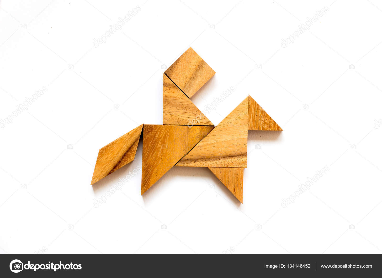 tangram de caballo