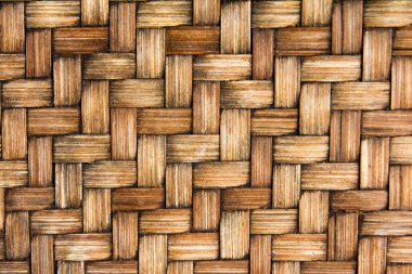 Kahverengi ahşap hasır doku arka plan kapalı