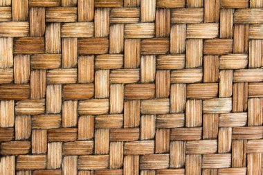 Kahverengi ahşap hasır doku arka plan kapalı