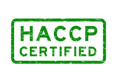 Grunge yeşil Haccp (tehlike analizi ve kritik kontrol noktası) kare pencere boyutu