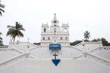 Panaji, Goa, Hindistan 'daki Meryem Ana' nın Kilisesi.