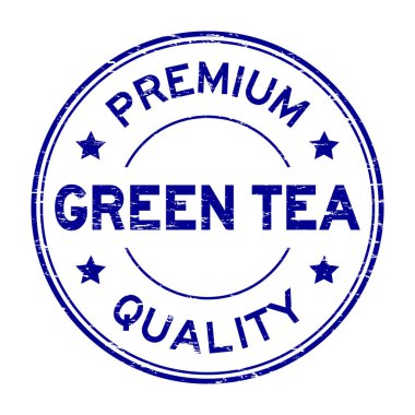 Grunge mavi premium kalite yeşil çay yuvarlak pencere boyutu