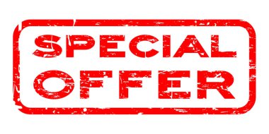 Grunge kırmızı özel indirim kare lastik damga mühür