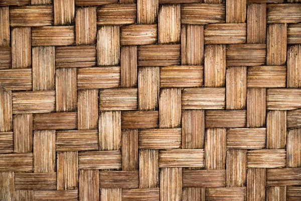 Закритий коричневий колір дерев'яного плетіння текстури фону — стокове фото