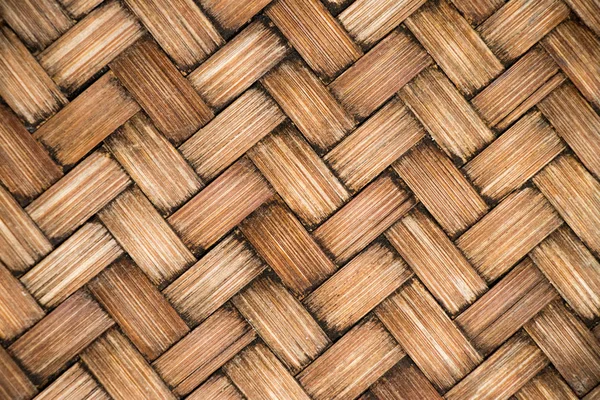 Zamknięte z kolor brązowy drewniany splot tekstura tło — Zdjęcie stockowe