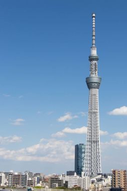 Tokyo, Japonya, Nisan 24,2017 Tokyo skytree, en yüksek kulede 