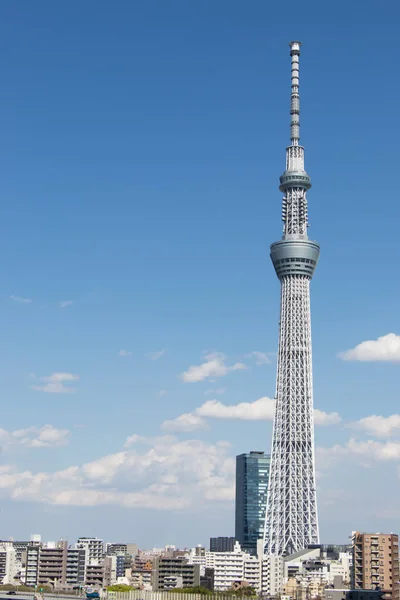 Tokyo, Japan, April 24, 2017 Tokyo skytree, the highest tower in — стоковое фото