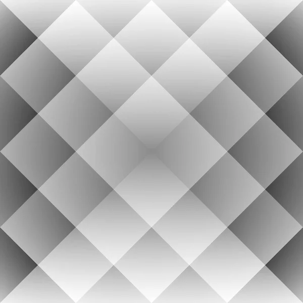 Fondo cuadrado geométrico abstracto de color blanco y gris — Vector de stock