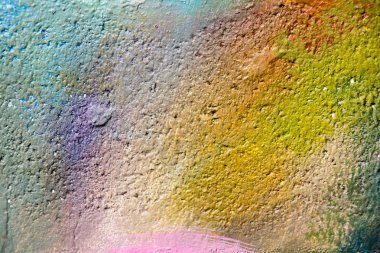 Beton blok arka plan (kahverengi, pembe, mavi renk boyama)