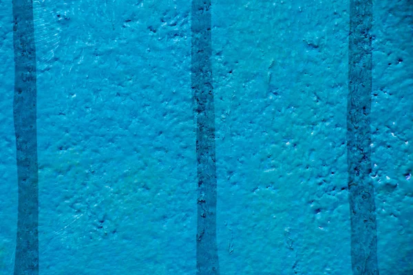 Beton taş zemin üzerine mavi renk resim soyut