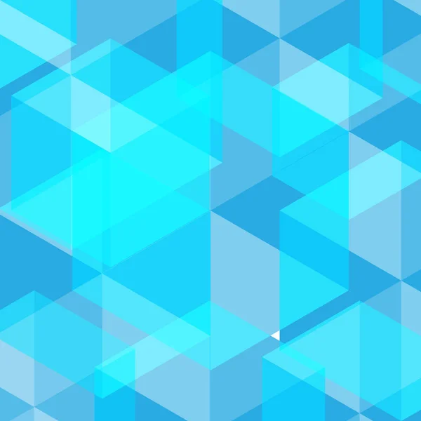 Abstrakte blaue Farbe geometrische Form Hintergrund — Stockvektor