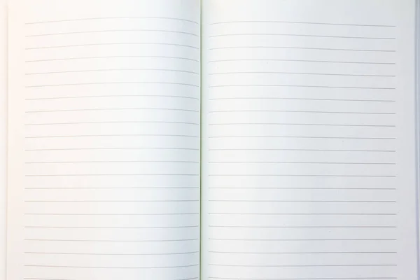 Blank white lined paper book background with the copy space — Stock Photo, Image