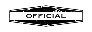 Grunge siyah resmi ifadeler altıgen lastik mühür damgası beyaz arka plan üzerinde