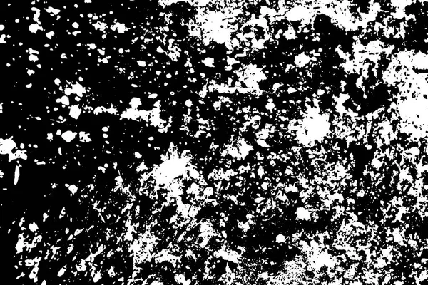 Grunge siyah ve beyaz dokulu arka plan kaşıdı. Soyut karışıklık ve sıkıntılı öğe. (vektör