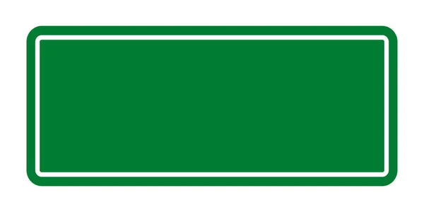 Lege groene kleur vierkante t teken op een witte achtergrond voor toevoegen tekst — Stockvector