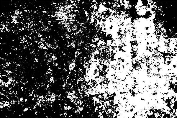 Grunge preto e branco arranhado fundo texturizado. Abstrato m — Vetor de Stock