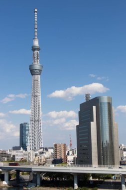 Tokyo, Japonya, Nisan 24,2017 Tokyo skytree, en yüksek kulede 