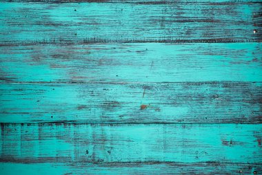 Mavi renk, grunge eski çizilmiş ahşap tahta arka plan dokulu.