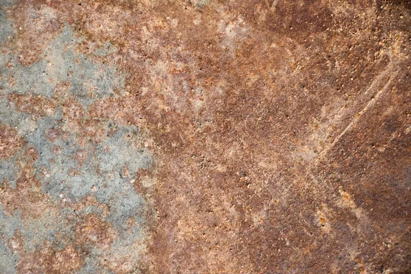 Grunge red brown rust on metallic sheet background