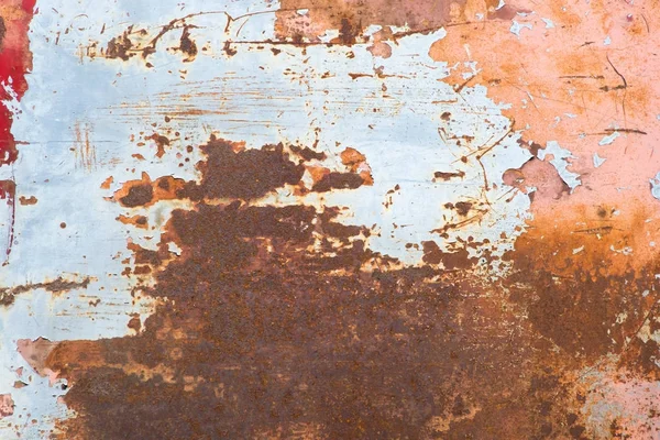 Grunge color rojo y marrón óxido hoja de metal de fondo —  Fotos de Stock