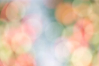 Renkli (kırmızı, sarı, mavi, yeşil, beyaz) bokeh arka plan. Noel, yeni yıl fesitval için dekorasyon.
