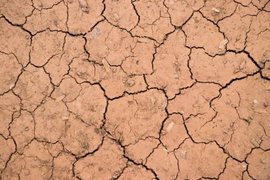 Kuru kahverengi toprak dokulu arka plan kırık
