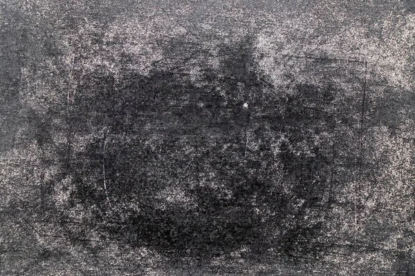 Grunge bílá barva křída textura na prázdném pozadí tabule s kopírovacím prostorem — Stock fotografie