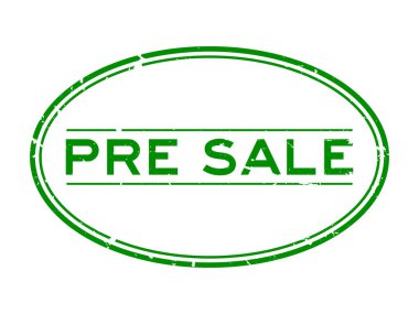 Grunge yeşil kelime oval lastik mühür beyaz arka planda